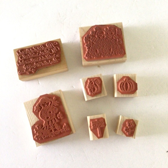 STAMPIN UP RUBBER STAMPS FALL THEMED - Picture 6 of 10